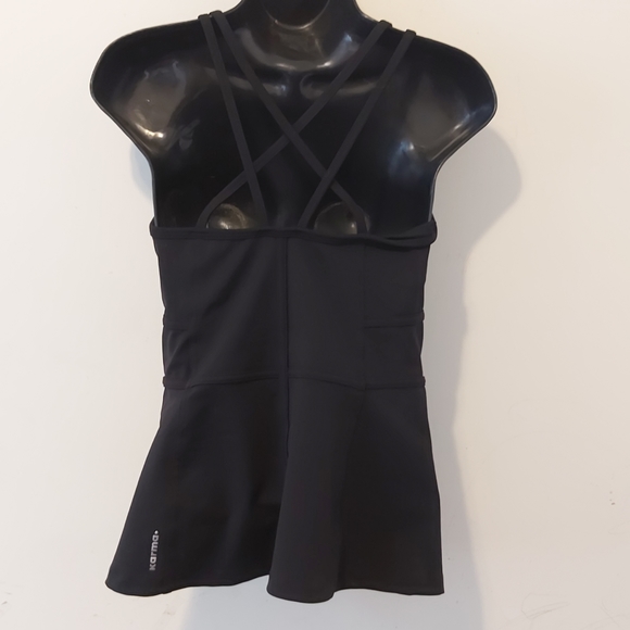 KARMA | Women's Workout Top Black Size Medium - Picture 5 of 8